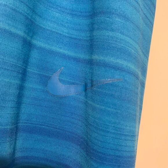 Nike Pro Combat Size Large Blue Compression Pants - Picture 4 of 8